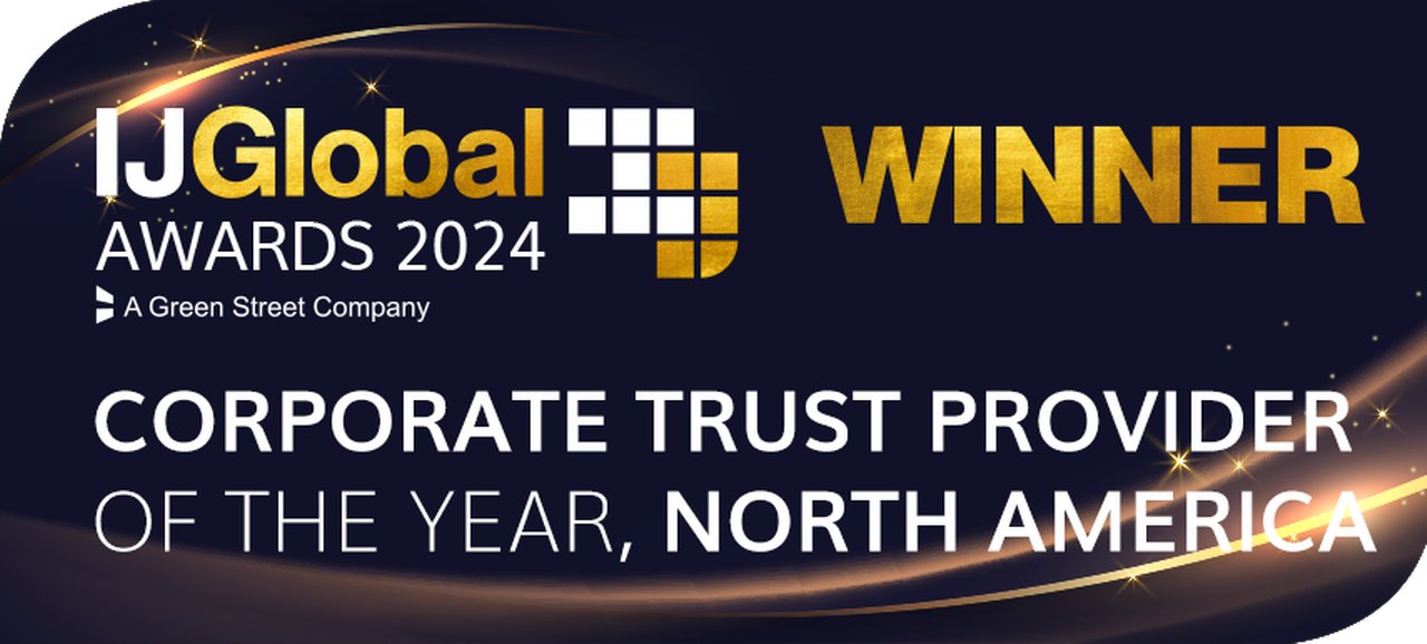 IJGlobal Winner, Corporate Trust Provider of the year, North America 2024