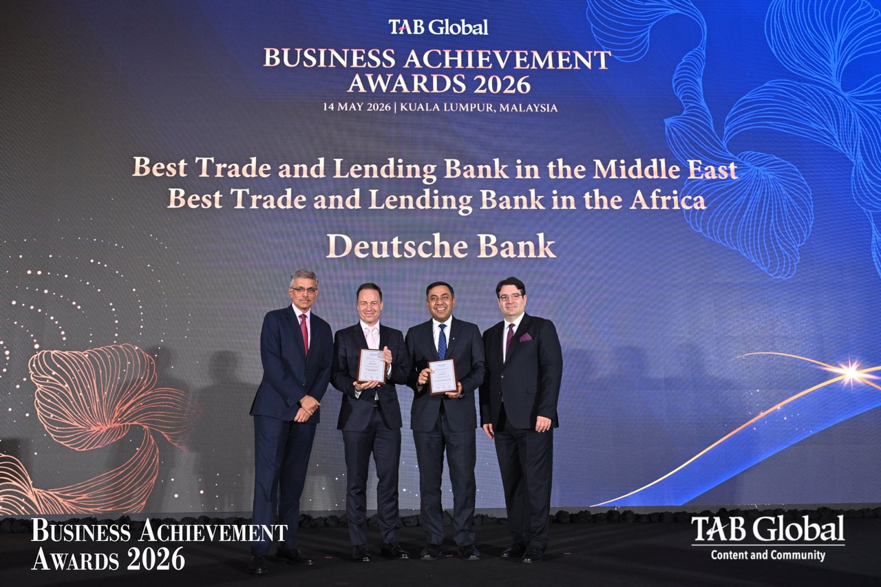 Deutsche Bank wins multiple accolades at The Asian Banker’s Global Business Achievement Awards 2026