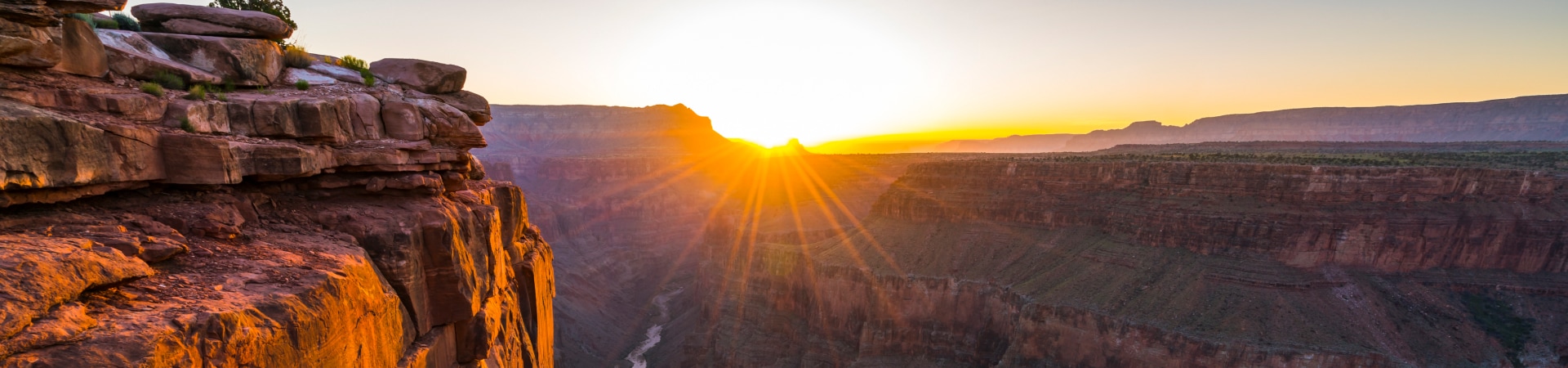 Toroweap Overlook at dawn at North Rim, Grand Canyon National Park, Arizona, Usa